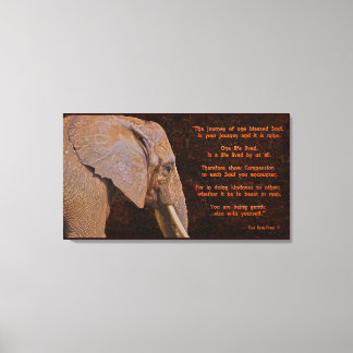 Impressão Em Tela Compaixão - Elephant & Literary Cote - Rússia BG