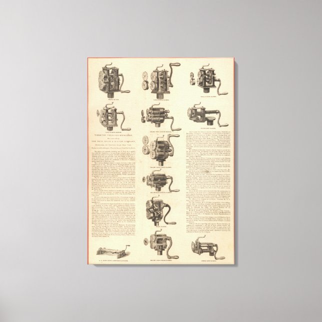 Impressão Em Tela Companhia Peck, Stow e Wilcox (Frente)