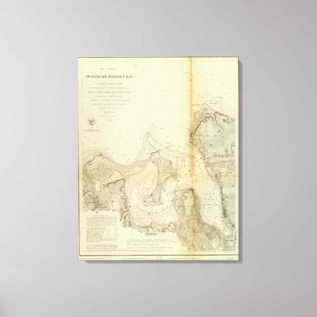 Impressão Em Tela Compartimento de ostra ou Syosset (Frente)