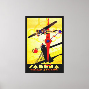Impressão Em Tela Compasso do art deco de Sabena