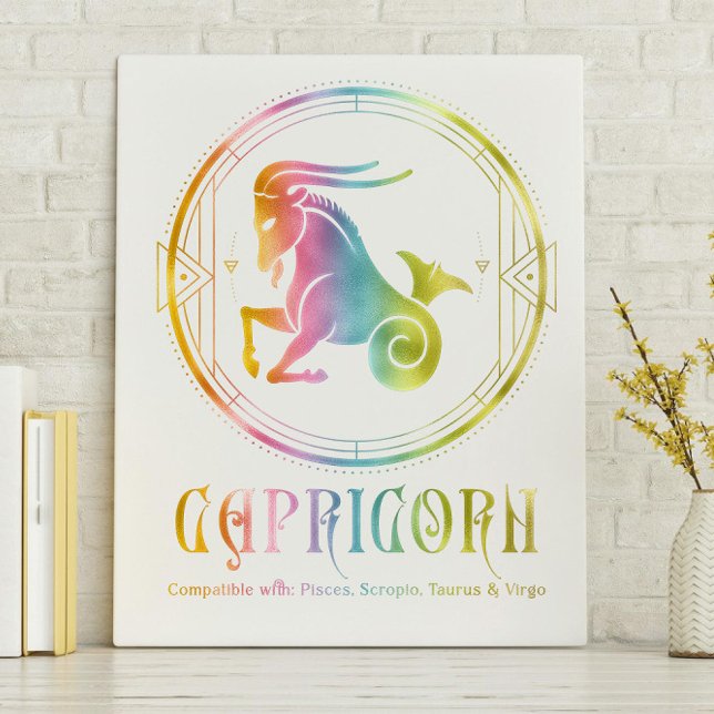 Impressão Em Tela Compatibilidade Capricorn Projetada (Criador carregado)