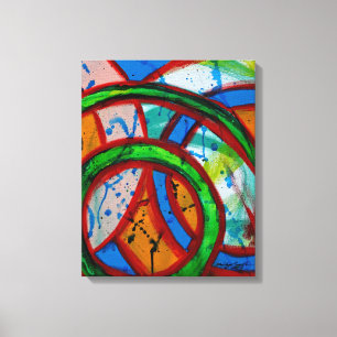 Impressão Em Tela Composição #20B por Michael Moffa