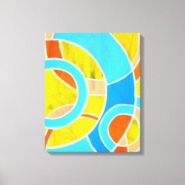 Impressão Em Tela Composição 23 de Michael Moffa (Frente)