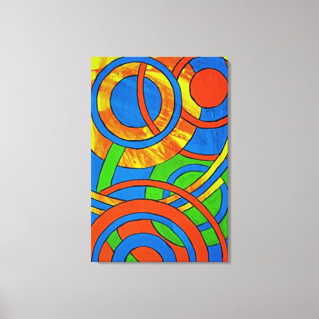 Impressão Em Tela Composição 29 de Michael Moffa (Frente)