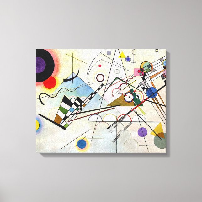 Impressão Em Tela Composição 8 Wassily Kandinsky (Frente)