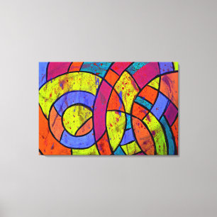 Impressão Em Tela Composição 9 de Michael Moffa