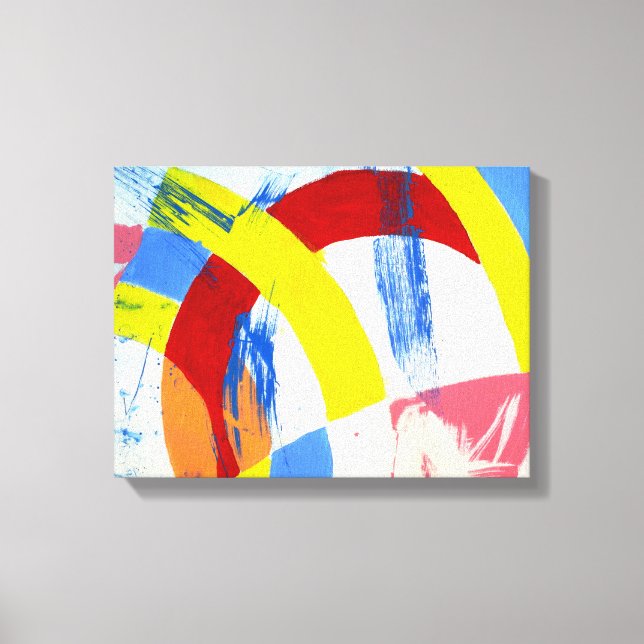 Impressão Em Tela Composição nº 2A por Michael Moffa (Frente)