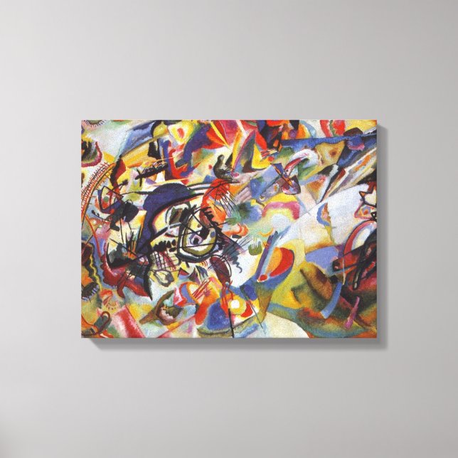 Impressão Em Tela Composição VII Wassily Kandinsky (Frente)