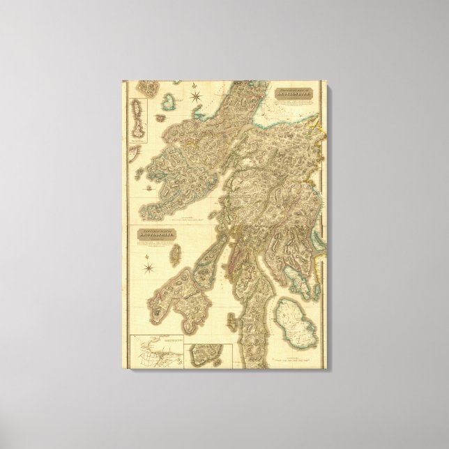 Impressão Em Tela Composto de Argyllshire (Frente)