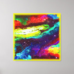 Impressão Em Tela Comprar Colorido de Arte Universo