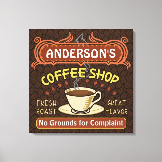 Impressão Em Tela Compro Café com Mug Crie o seu (Frente)