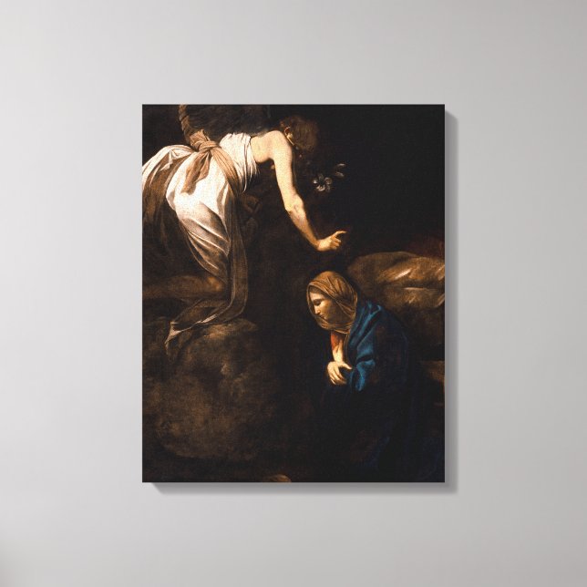 Impressão Em Tela Comunicação de Caravaggio (1608) (Frente)