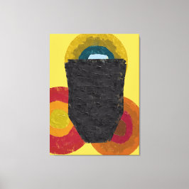 Impressão Em Tela Conceito de Identidade Abstrata Moderna