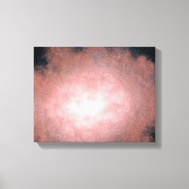 Impressão Em Tela Conceito de que galáxia empoeirada e brilhante (Frente)