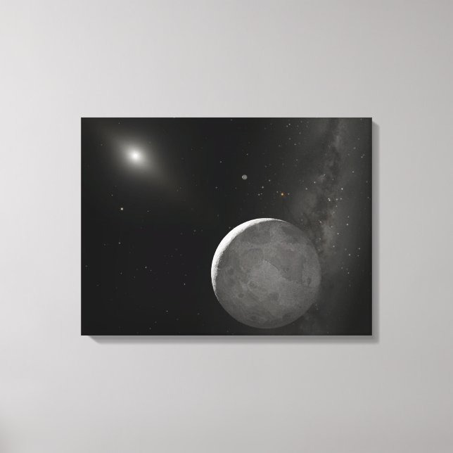 Impressão Em Tela Conceito do artista de objeto Kuiper Belt (Frente)