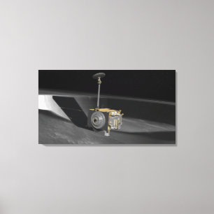 Impressão Em Tela Conceito do artista do reconhecimento lunar Orbi