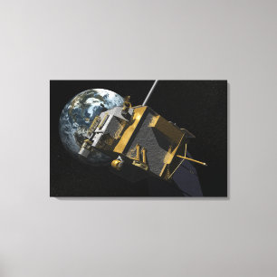 Impressão Em Tela Conceito do artista do reconhecimento lunar Orbi 3
