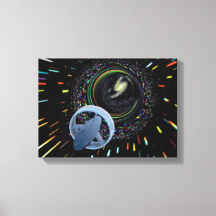 Impressão Em Tela Conceito do artista Espaçonave Alcubierre Drive de