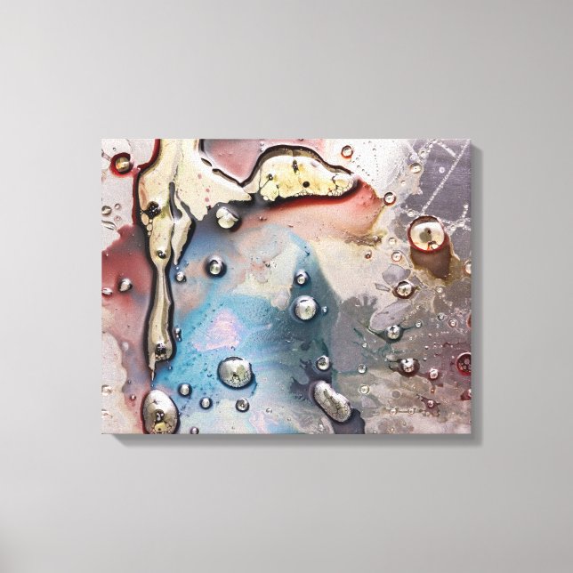 Impressão Em Tela Conceito | Zazzle_Growth. (Frente)