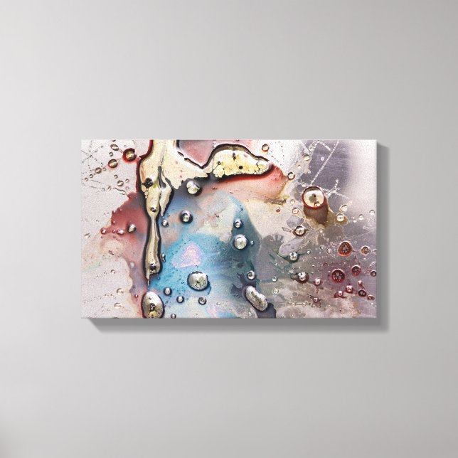 Impressão Em Tela Conceito | Zazzle_Growth. (Frente)