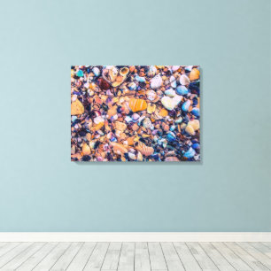 Impressão Em Tela Conchas e bolhas de mar