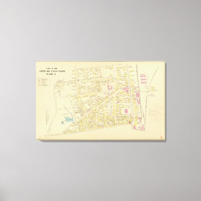 Impressão Em Tela Concord, Ward 4 (Frente)