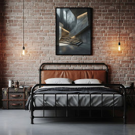 Impressão Em Tela Concrete & Light