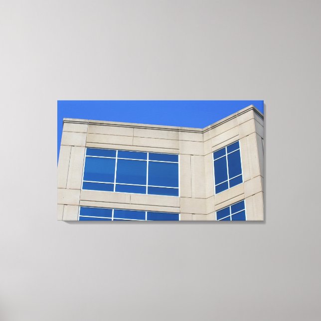 Impressão Em Tela Concreto e vidro (Frente)