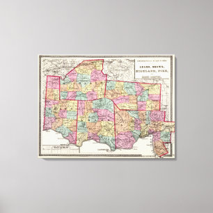 Impressão Em Tela condados de Ohio