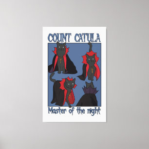 Impressão Em Tela Conde Catula Mestre da Noite