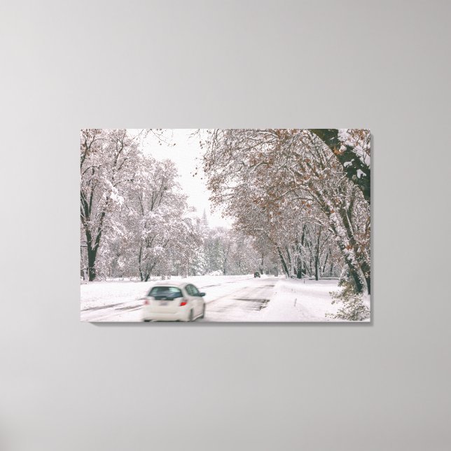 Impressão Em Tela Condução no inverno (Frente)