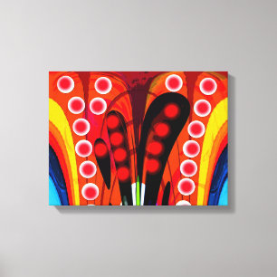Impressão Em Tela Conexões arte abstrata