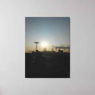 Impressão Em Tela Coney Island, Nova York EUA