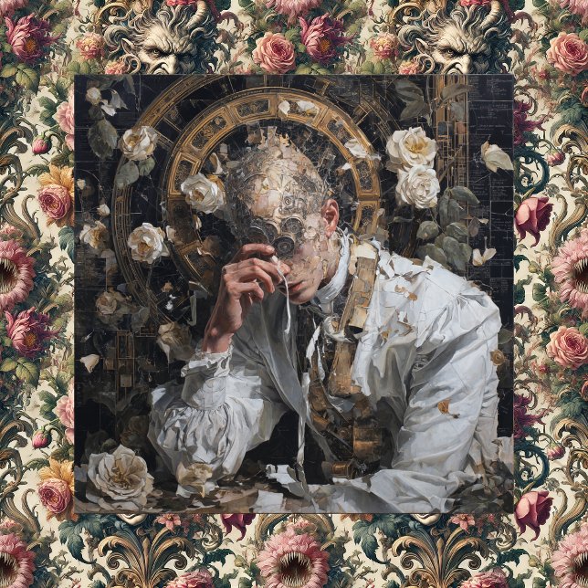 Impressão Em Tela Confessions of a Monocle Maker — Gothic Surreal  (Confessions of a Monocle Maker + Baroque Hunger Pains)