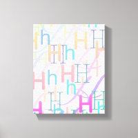 Confete de Letras "H"