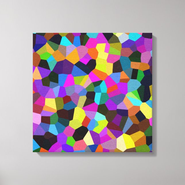 Impressão Em Tela Confetti em Pedras de Joias (Frente)