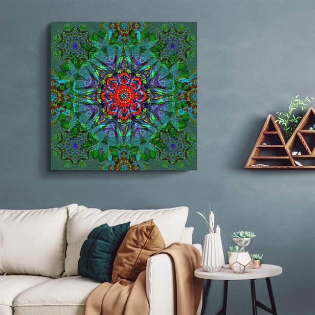 Impressão Em Tela Confianza têxtil mandala (Criador carregado)