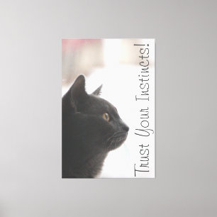 Impressão Em Tela Confie em seus instintos