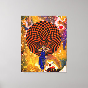 Impressão Em Tela Confusão de Michael Moffa