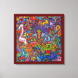 Impressão Em Tela Confusion By Squid Fear City (2.5)