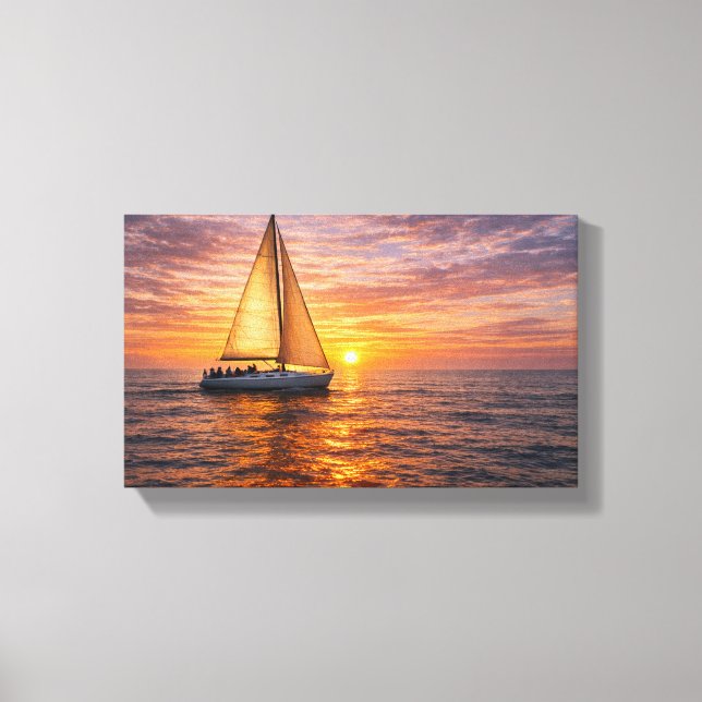 Impressão Em Tela Conjunto de Arte para Parede em Tela Costeira Deco (Frente)