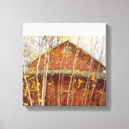 Impressão Em Tela Connecticut Barn No Outono