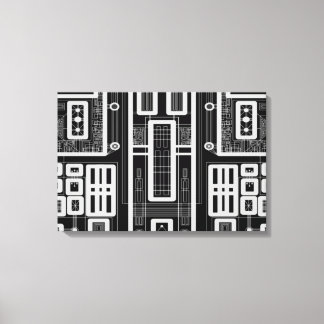 Impressão Em Tela Conselho de Circuito Geométrico