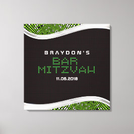 Impressão Em Tela Conselho de Entrada de Memória Mitzvah do Bar