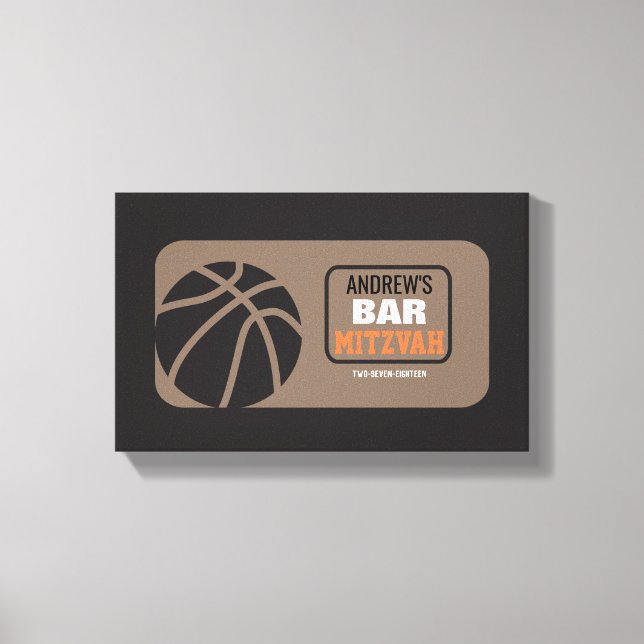 Impressão Em Tela CONSELHO de Memória de Entrada do Bar Bat BASKETBA (Frente)