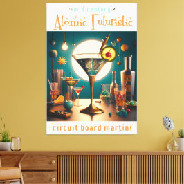 Impressão Em Tela Conselho Martini do Circuito Futuro Atômica