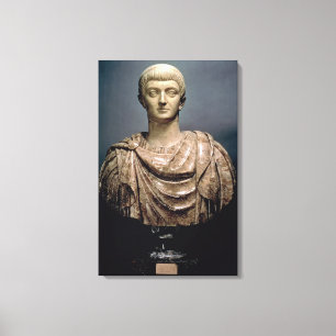 Impressão Em Tela Constantim mim (c.274-337) ANÚNCIO c.350 (mármor