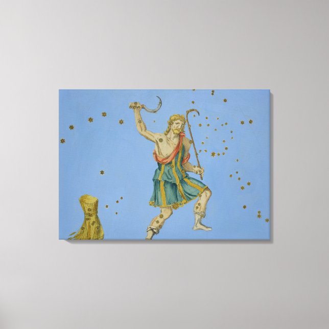 Impressão Em Tela Constelação de Uranônus Bootes por Joh (Frente)