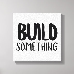 Impressão Em Tela Construa Algo