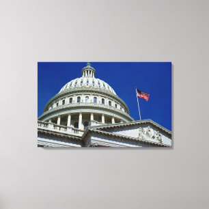 Impressão Em Tela Construção do Capitólio, Washington, EUA
